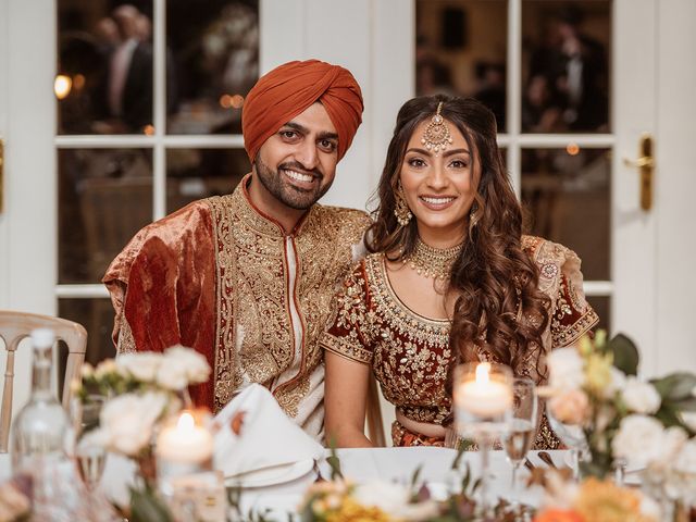 Manvir and Grishma&apos;s Wedding in Lower Froyle, Hampshire 127