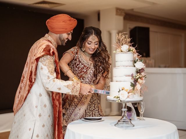 Manvir and Grishma&apos;s Wedding in Lower Froyle, Hampshire 136