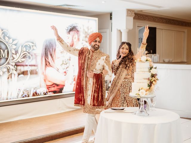 Manvir and Grishma&apos;s Wedding in Lower Froyle, Hampshire 140