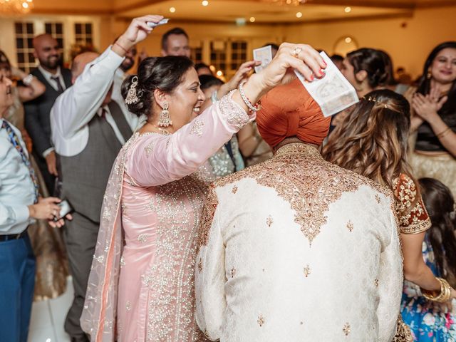 Manvir and Grishma&apos;s Wedding in Lower Froyle, Hampshire 147