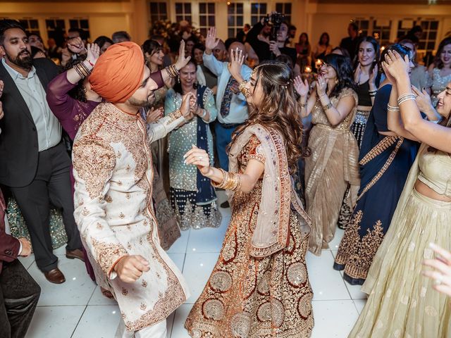 Manvir and Grishma&apos;s Wedding in Lower Froyle, Hampshire 153