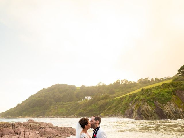 Shaun and Laura's Wedding in Looe, Cornwall 59