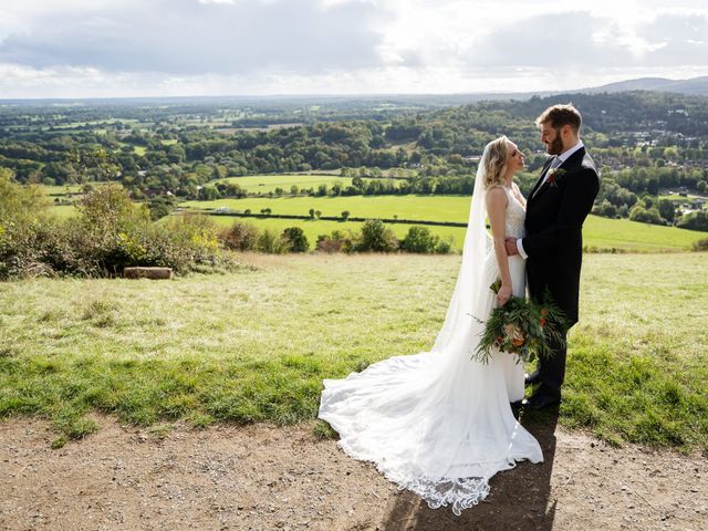 Greg and Steph's Wedding in Dorking, Surrey 6