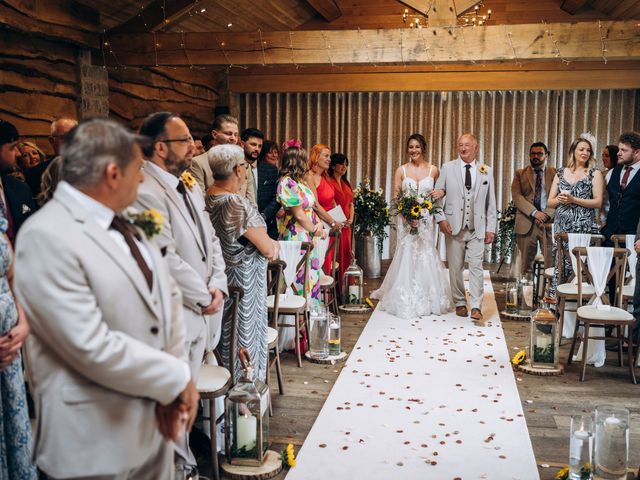 Paul and Rebecca's Wedding in Ingbirchworth, Penistone, South Yorkshire 15