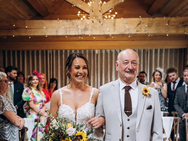 Paul and Rebecca's Wedding in Ingbirchworth, Penistone, South Yorkshire 16