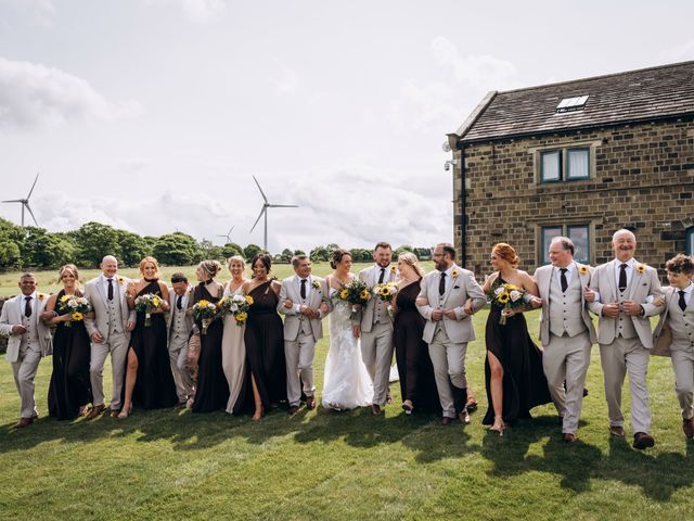 Paul and Rebecca's Wedding in Ingbirchworth, Penistone, South Yorkshire 34