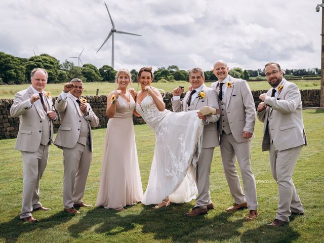 Paul and Rebecca's Wedding in Ingbirchworth, Penistone, South Yorkshire 36