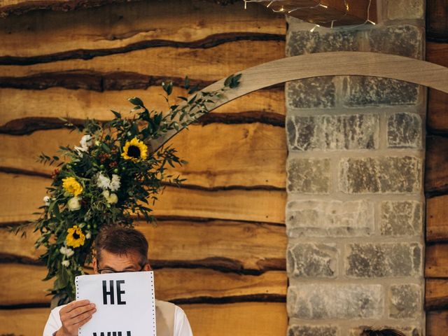 Paul and Rebecca's Wedding in Ingbirchworth, Penistone, South Yorkshire 43