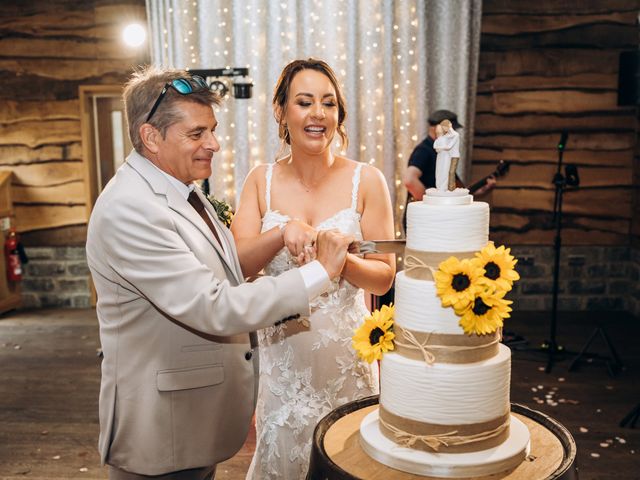 Paul and Rebecca's Wedding in Ingbirchworth, Penistone, South Yorkshire 56