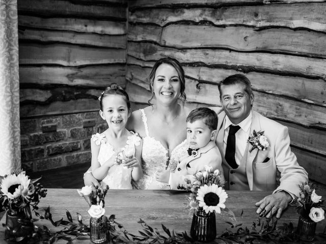 Paul and Rebecca's Wedding in Ingbirchworth, Penistone, South Yorkshire 82