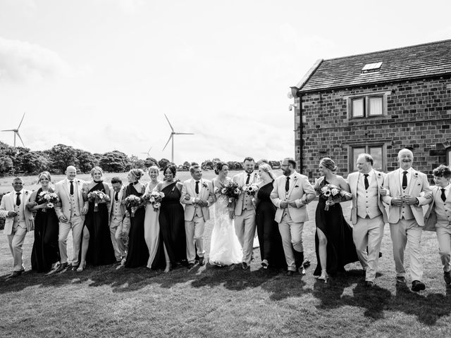 Paul and Rebecca's Wedding in Ingbirchworth, Penistone, South Yorkshire 94