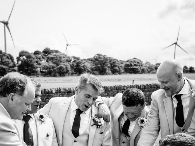 Paul and Rebecca's Wedding in Ingbirchworth, Penistone, South Yorkshire 95