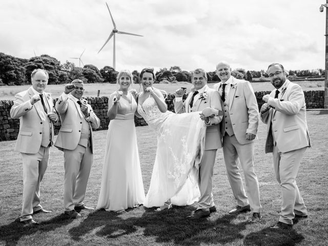Paul and Rebecca's Wedding in Ingbirchworth, Penistone, South Yorkshire 96