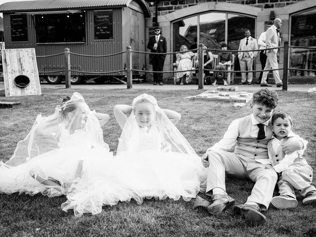 Paul and Rebecca's Wedding in Ingbirchworth, Penistone, South Yorkshire 106