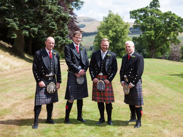 Nicola and Craig&apos;s Wedding in Peebles, Lothian &amp; Borders 8