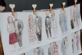 Oak & Scribble - Live Wedding Illustrator - 5