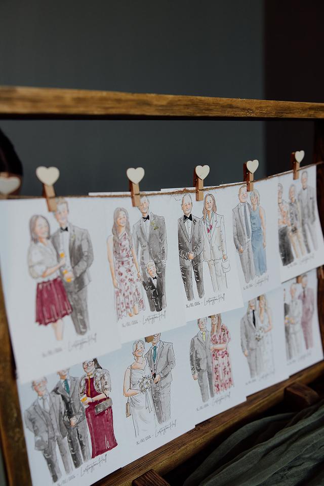 Oak & Scribble - Live Wedding Illustrator - 1