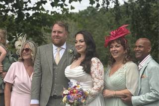 Flowers by Holly Tree - 9