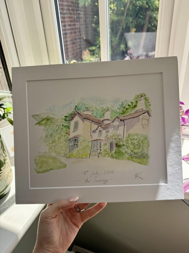 Lakeland Wedding Art - Live Illustrator - 1