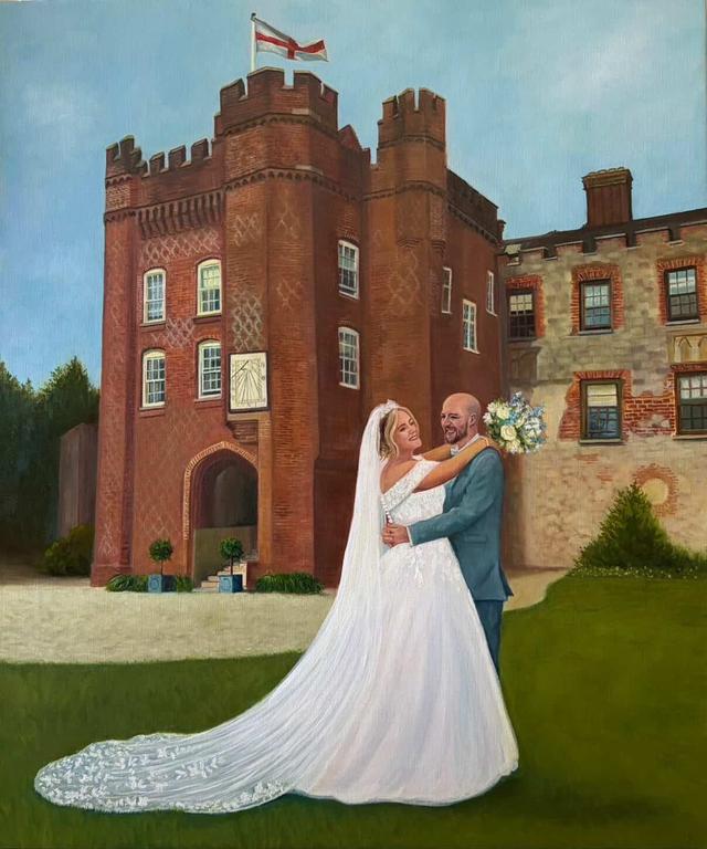 Rowan Melling Live Wedding Painter - 1