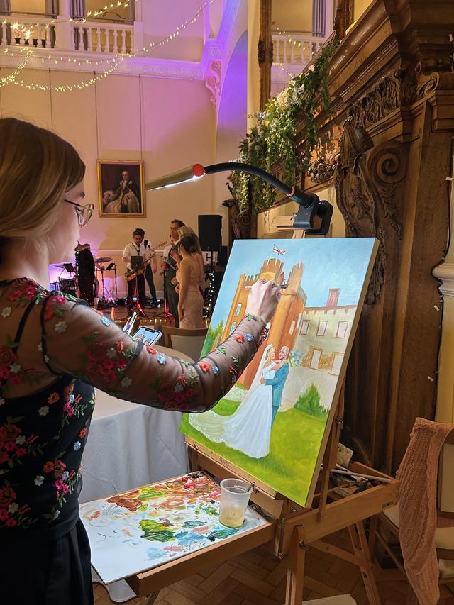 Rowan Melling Live Wedding Painter - 3