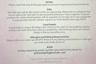 Circle of Life Special Occasion Stationery - 6