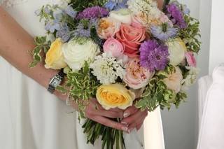 Flowers by Holly Tree - 22