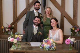 Flowers by Holly Tree - 24