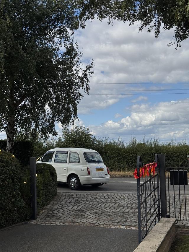 My Little White London Taxi for Weddings - 1
