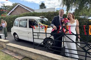 My Little White London Taxi for Weddings - 7