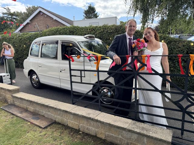 My Little White London Taxi for Weddings - 3