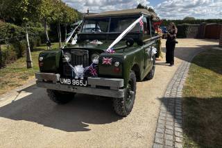 Little Green Landy wedding car hire - 1