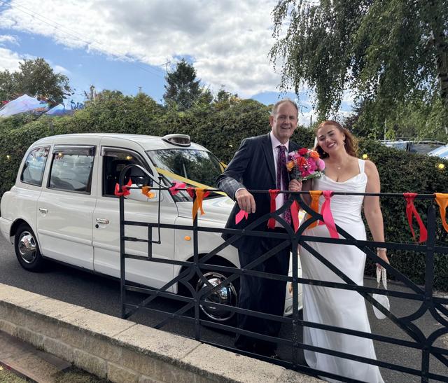 My Little White London Taxi for Weddings - 4