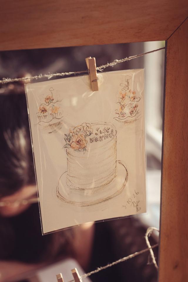 Lakeland Wedding Art - Live Illustrator - 1