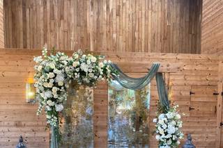 Flowers by Holly Tree - 8