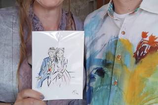 Lakeland Wedding Art - Live Illustrator - 10