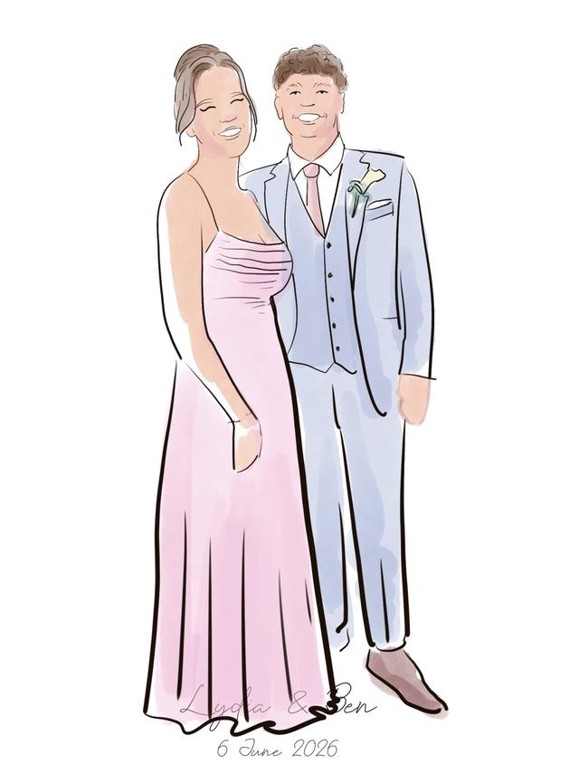Live wedding painter Manchester - 1