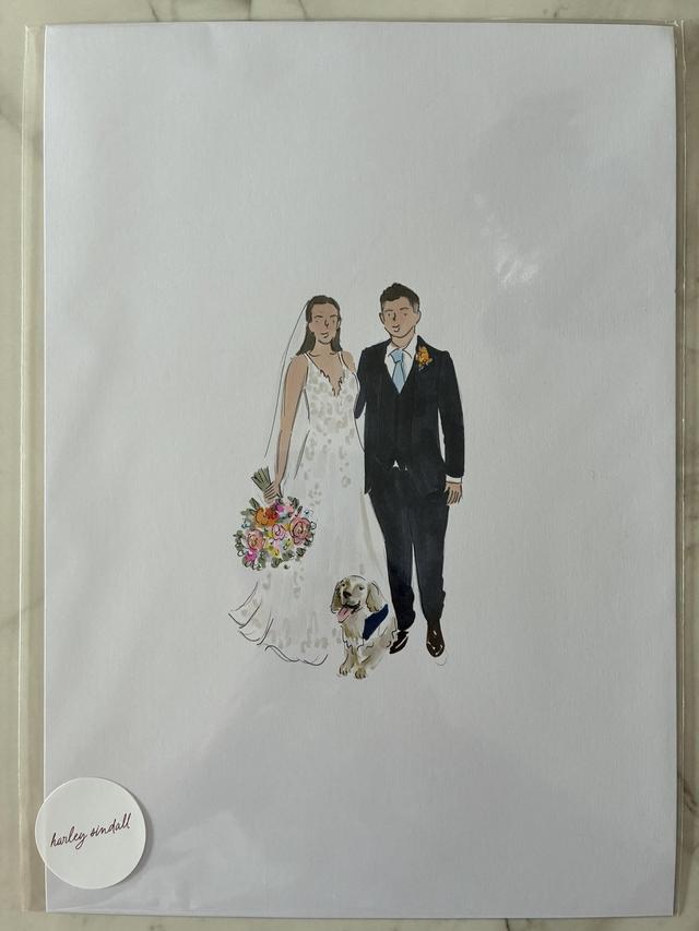 Harley Sindall - Live Wedding Illustrator - 2