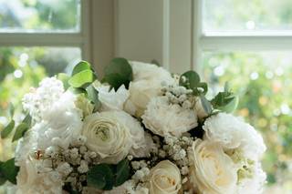 Flowers by Holly Tree - 17