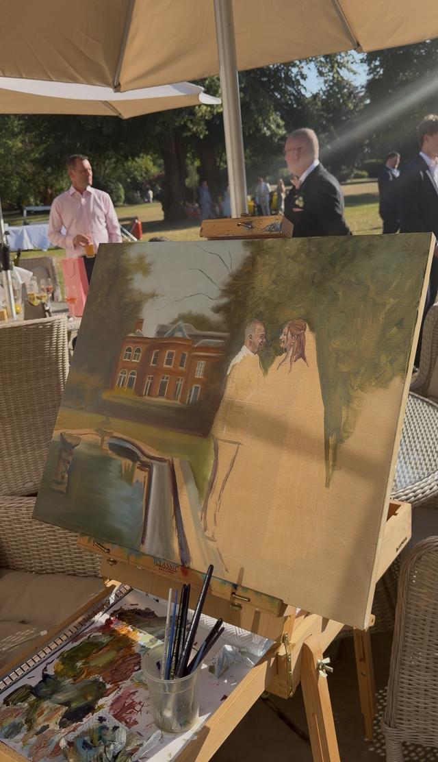 Rowan Melling Live Wedding Painter - 4