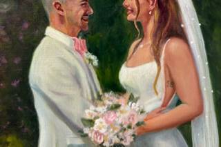 Rowan Melling Live Wedding Painter - 10