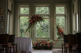 Flowers by Holly Tree - 7