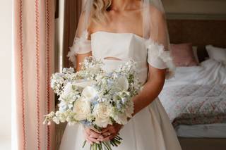 Flowers by Holly Tree - 12