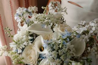Flowers by Holly Tree - 13