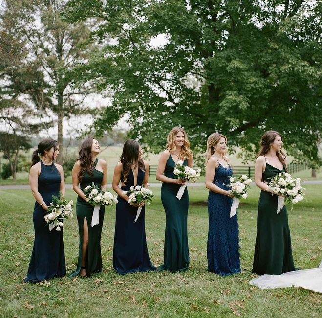 Emerald Bridesmaid Dresses 2