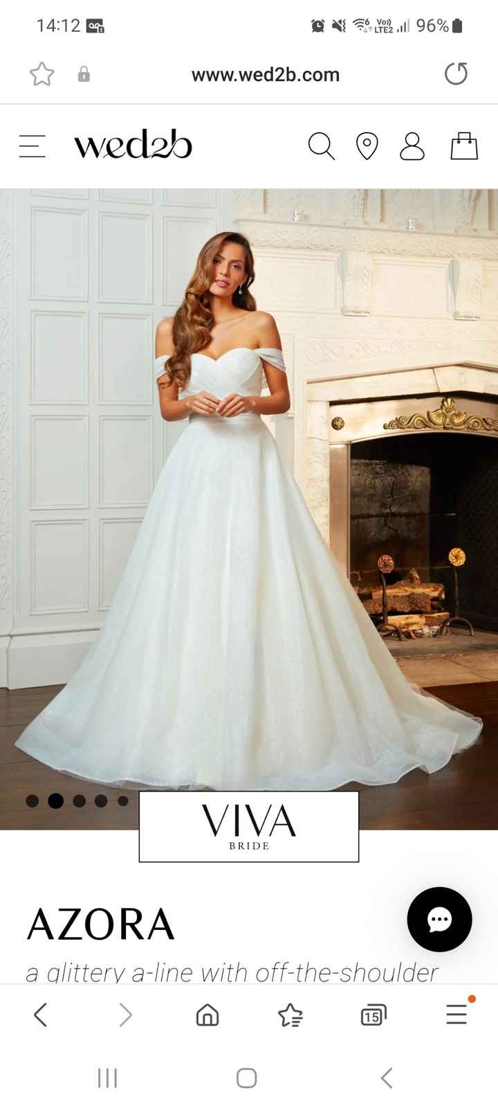 Wed2b azora dress size 16 for sale - 1