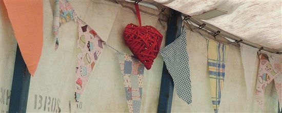 10 small decorative hearts for sale