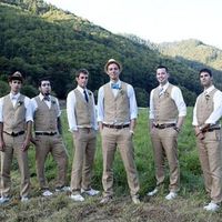 Rustic groom attire 