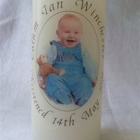 Re: HIB?? does anyone sell / make personalised unity candles / personalised candles???