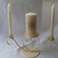 Re: HIB?? does anyone sell / make personalised unity candles / personalised candles???